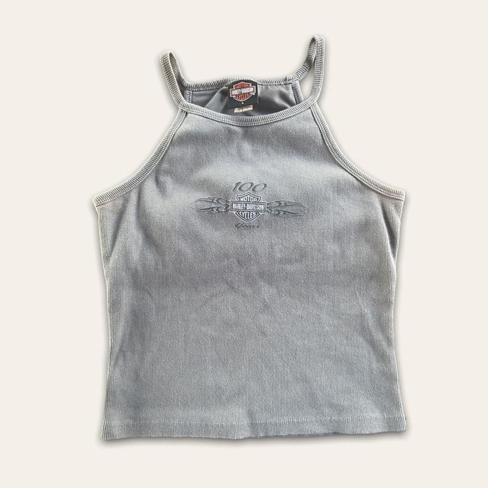 Vintage Harley Davidson tank